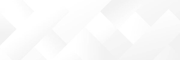 Fondo Diseño Banner Geométrico Blanco Abstracto — Vector de stock