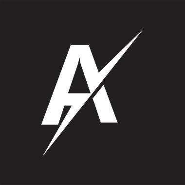 Botanik Minimalist. Büyük harf İlk Harf A Kadın Logoları Organik Bitki Elementleri Vektör Tasarımı