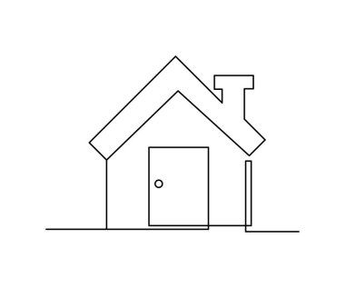 ev simgesi, satır biçimi