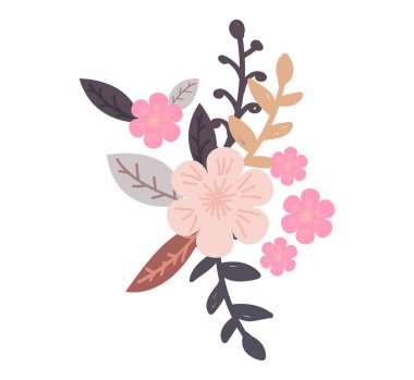 Yaprakları beyaz arkaplanda izole edilmiş dal