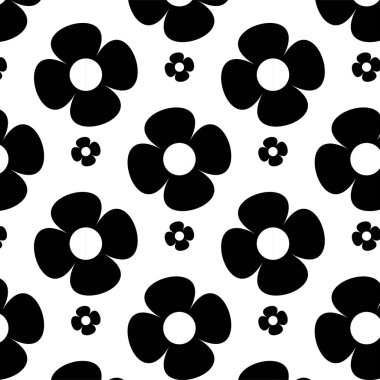 Dekoratif çiçek seamless modeli