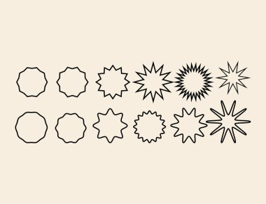 vektör güneş patlaması koleksiyonu