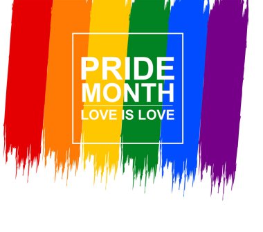 lgbt gurur ayı için bir arkaplan vektör illüstrasyonu.