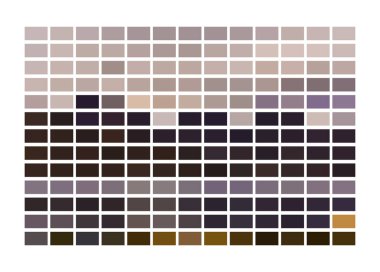 Piksel kare piksel desenleri seti. vektör illüstrasyonu.