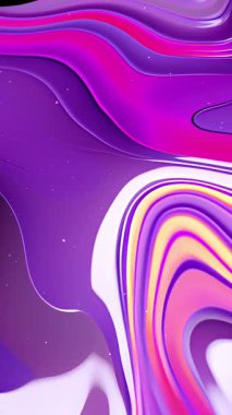 sıvı soyut arkaplan ve renkli gradyan. Modern hareketin 2d illüstrasyonu.