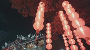 Kutlama için Çin kağıt fenerleri. 