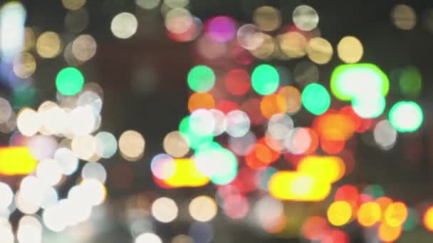 Ночной Городской Пейзаж Тайбэя Оживлённой Столицы Тайваня Световыми Тропами Оживлённого — стоковое видео