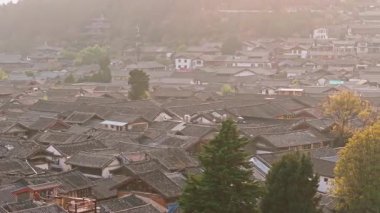 Kalabalık Dali eski kasabasının manzarası 