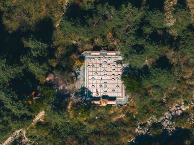 Giant Chess Board and Chesses in Cangshan Mountains 