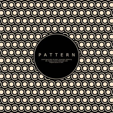 Abstract line circles pattern design. Circle abstract pattern graphic vector