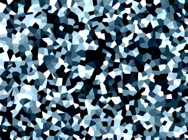 Cold blue abstract distortion background design. Modern broken pixel wallpaper vector.