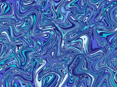 Moderrn blue abstract wave line design vector. Line wavy marble design vector art.