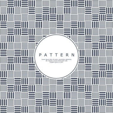 Modern variation stripe line abstract seamless pattern. Square lines pattern