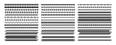 Modern düz memphis soyut ayırıcı tasarımı seti