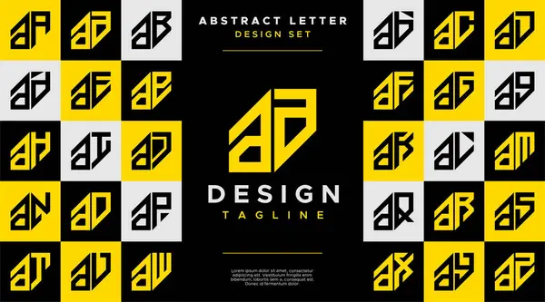 stock vector Simple business abstract letter Z ZZ logo design set