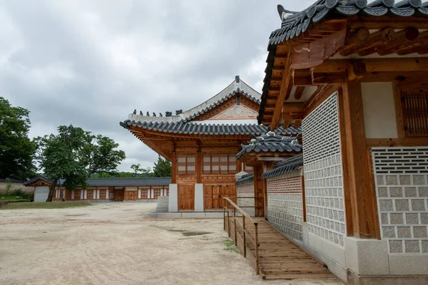 Vue Bâtiment Palais Gyeongbokgung Séoul Corée Sud — Photo