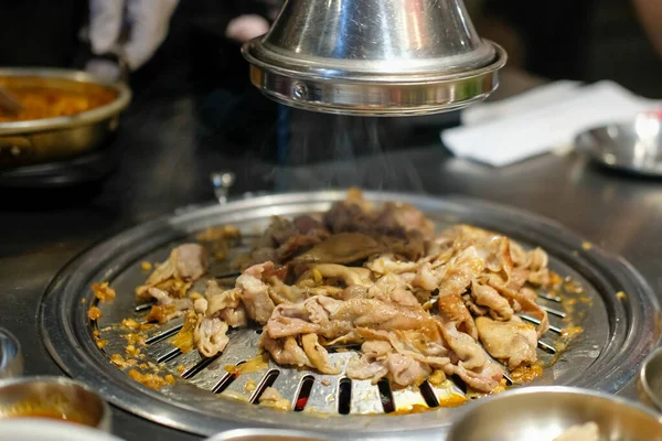 Barbacoa Parrilla Cerdo Estilo Coreano —  Fotos de Stock