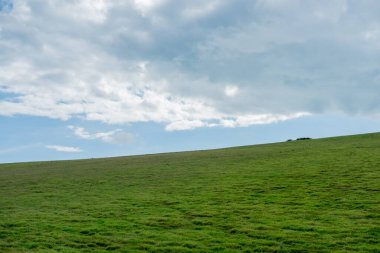 Güzel doğal manzaralı arasında Seaford şehirleri ve Eastbourne Güney İngiltere'de East Sussex'deki / daki