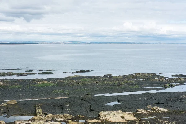 Deniz Sahil Ufuk Çizgisi Andrews Skoçya — Stok fotoğraf