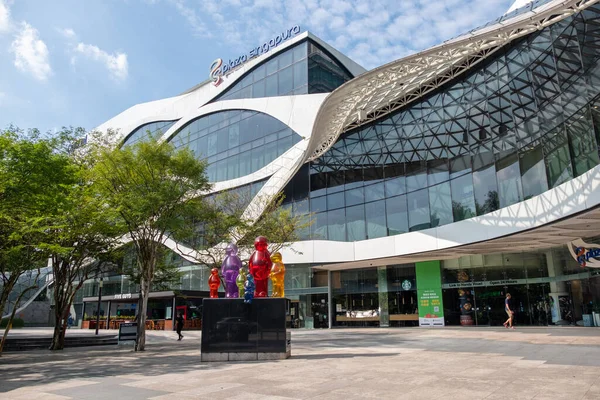 Σιγκαπούρη Οκτωβρίου 2022 Plaza Singapura Είναι Ένα Σύγχρονο Εμπορικό Κέντρο — Φωτογραφία Αρχείου