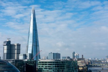 London view on business modern district.