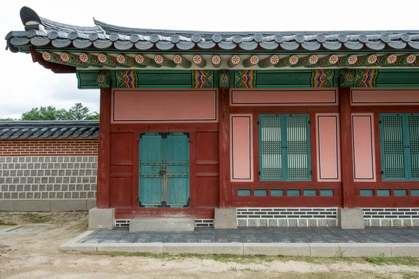 Vista Edifício Gyeongbokgung Palace Seul Coreia Sul — Fotografia de Stock