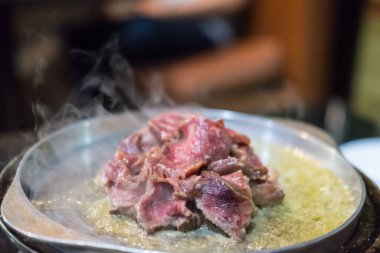 Tavada ızgara Biftek Barbeküsü