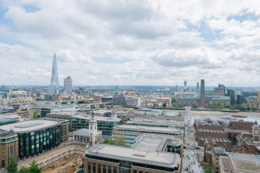London view on business modern district.