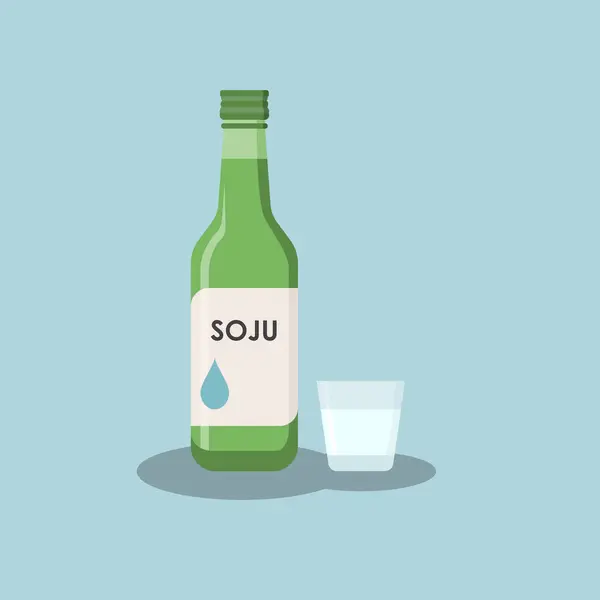 Soju 'nun camlı simgesi. Kore kökenli, berrak, renksiz, damıtılmış bir içecektir.