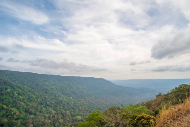 Manzara, Tayland 'daki Khao Yai Ulusal Parkı manzarası
