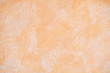 Turuncu Çimento Alçı Duvarı, Doku Arkaplanı.