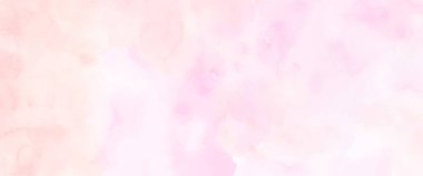 Özet pembe suluboya arka plan için. Leke sanatsal vektör başlık, broşür, poster, kart, kapak veya afişin dekoratif tasarımında bir element olarak kullanılır..