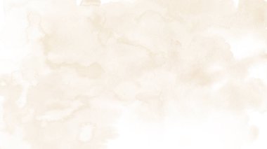 Arkaplan için soyut bej suluboya leke. başlık arkaplanı, kart, kapak, şablon veya pankartın dekoratif tasarımında bir element olarak kullanılan suluboya dokusu sanatsal vektörü.