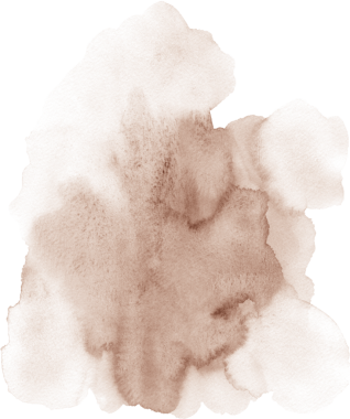 Kahverengi suluboya desen elle boyanmış