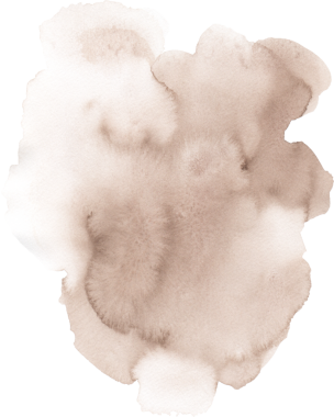 Kahverengi suluboya desen elle boyanmış