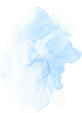 Mavi gökyüzü Suluboya Doku Elle boyanmış