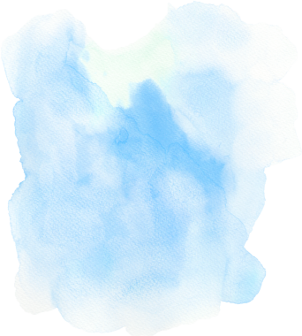 Mavi gökyüzü Suluboya Doku Elle boyanmış