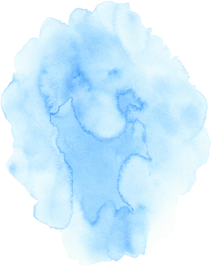 Mavi gökyüzü Suluboya Doku Elle boyanmış