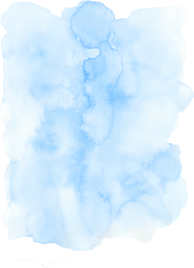 Mavi gökyüzü Suluboya Doku Elle boyanmış