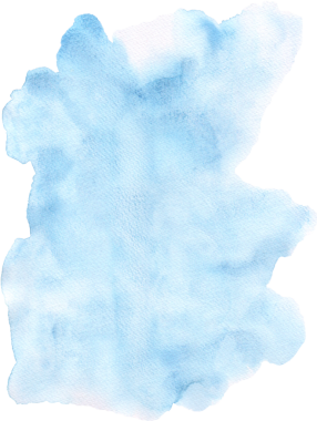 Mavi gökyüzü Suluboya Doku Elle boyanmış