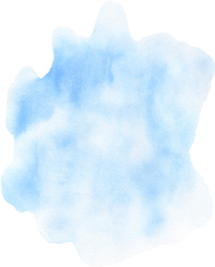 Mavi gökyüzü Suluboya Doku Elle boyanmış