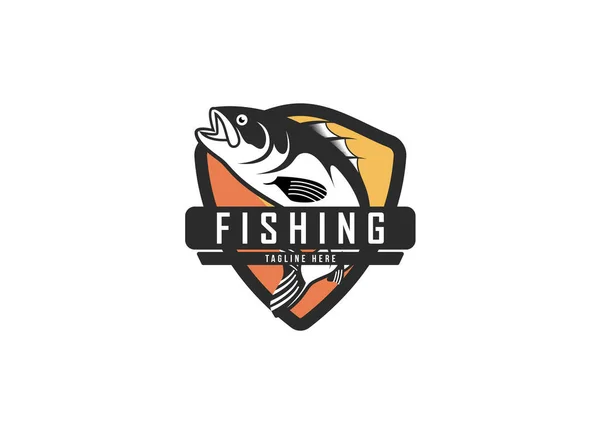 Εικόνα Προτύπου Σχεδίασης Λογότυπου Αλιείας Λογότυπο Αθλητικής Αλιείας — Διανυσματικό Αρχείο