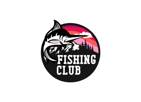 Εικόνα Προτύπου Σχεδίασης Λογότυπου Αλιείας Λογότυπο Αθλητικής Αλιείας — Διανυσματικό Αρχείο