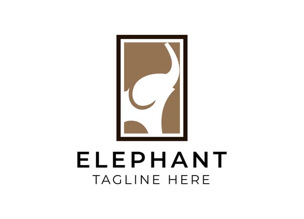 Conception Logo Éléphant Logo Éléphant Moderne — Image vectorielle