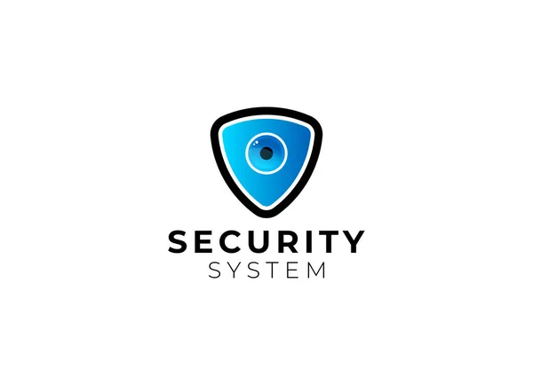Technologia Logo Bezpieczeństwa Dla Twojej Firmy Logo Tarczy Dla Danych — Wektor stockowy