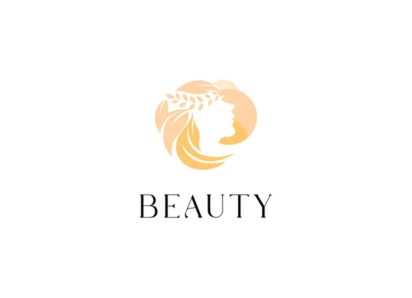 Färsk Skönhet Logotyp Mall Design — Stock vektor