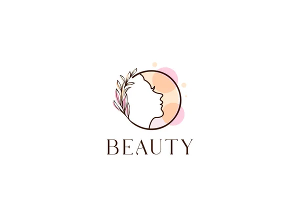 Design Modelo Logotipo Beleza Fresca — Vetor de Stock