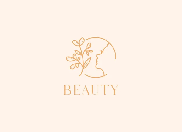 Frische Schönheit Logo Template Design — Stockvektor