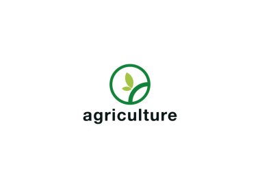 Çiftçilik, tarım, tarım, tarla, doğal hasat, çiftçi birliği ve daha fazlası için vektör logosu tasarımı.
