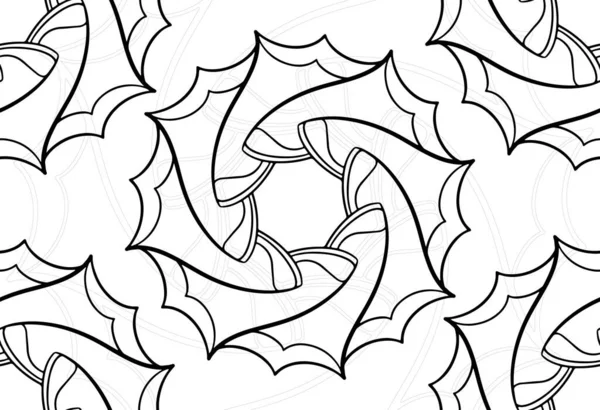 Mandala Elemento Decorativo Ornamental Composición Ornamento Dibujo Mano Alzada Patrón — Archivo Imágenes Vectoriales